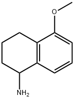 5-甲氧基-1-四氢萘胺, 52372-97-1, 结构式