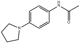 N-[4-(吡咯烷-1-基)苯基]乙酰胺 结构式