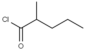 2-METHYLVALERYL CHLORIDE Structure