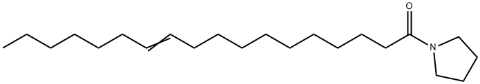 1-(11-Octadecenoyl)pyrrolidine Structure