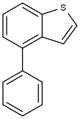 4-フェニルベンゾ[b]チオフェン 化学構造式