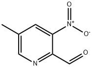 5-METHYL-3-NITROPYRIDINE-2-CARBALDEHYDE 结构式