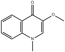 3-メトキシ-1-メチルキノリン-4(1H)-オン 化学構造式
