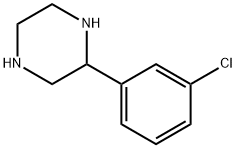 2-(3-CHLOROPHENYL)PIPERAZINE Structure