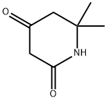 6,6-二甲基哌啶-2,4-二酮,5239-39-4,结构式