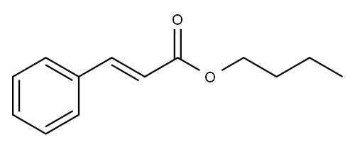 2-Propenoic acid, 3-phenyl-, butyl ester, (2E)- Structure