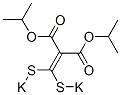 [ビス(ポタシオチオ)メチレン]マロン酸ジ(イソプロピル) 化学構造式