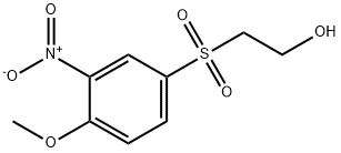 2-[(4-methoxy-3-nitrophenyl)sulphonyl]ethanol Struktur