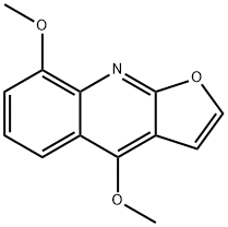 崖椒碱, 524-15-2, 结构式