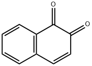 1,2-ナフトキノン 化学構造式
