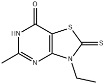 Thiazolo[4,5-d]pyrimidin-7(4H)-one, 3-ethyl-2,3-dihydro-5-methyl-2-thioxo- (9CI)|