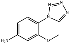 3-甲氧基-4-四唑-1-基-苯基胺 结构式