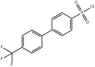 4'-(トリフルオロメチル)ビフェビル-4-スルホニルクロライド 塩化物 化学構造式