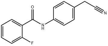 Benzamide, N-[4-(cyanomethyl)phenyl]-2-fluoro- (9CI) Structure