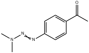 4'-(3,3-Dimethyl-1-triazeno)acetophenone 结构式