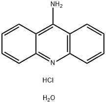 一水合盐酸 9-氨基吖啶, 52417-22-8, 结构式