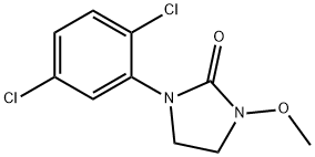 1-(2,5-ジクロロフェニル)-3-メトキシイミダゾリジン-2-オン 化学構造式