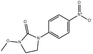 1-Methoxy-3-(4-nitrophenyl)-2-imidazolidone 结构式
