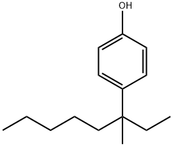 4-(3-甲基-3-辛基)苯酚,52427-13-1,结构式