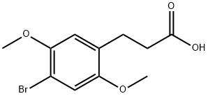 3-(4-BROMO-2,5-DIMETHOXYPHENYL)PROPIONIC ACID 结构式