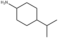 4-イソプロピルシクロヘキシルアミン (cis-, trans-混合物) 化学構造式