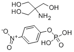 2-アミノ-2-ヒドロキシメチル-1,3-プロパンジオール・りん酸二水素4-ニトロフェニル 化学構造式