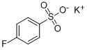 P-フルオロベンゼンスルホン酸カリウム 化学構造式