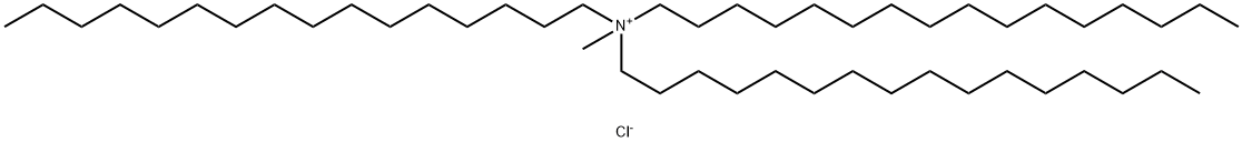 N,N-Dihexadecyl-N-methyl-1-hexadecanaminium chloride Structure