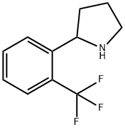 2-(2-TRIFLUOROMETHYL-PHENYL)-PYRROLIDINE Struktur