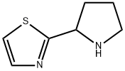 2-吡咯烷基噻唑, 524674-17-7, 结构式