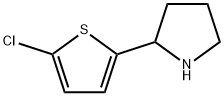2-(5-CHLOROTHIEN-2-YL)PYRROLIDINE Struktur
