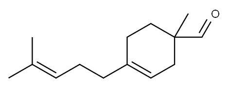 1-methyl-4-(4-methyl-3-pentenyl)cyclohex-3-ene-1-carbaldehyde Structure