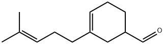 3-(4-methyl-3-pentenyl)cyclohex-3-ene-1-carbaldehyde Structure