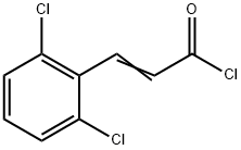 3-(2,6-Dichlorophenyl)propenoyl chloride 结构式