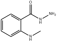 2-(甲氨基)苯甲酰肼, 52479-65-9, 结构式