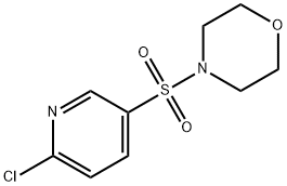 4-(6-CHLORO-PYRIDINE-3-SULFONYL)MORPHOLINE, 52480-33-8, 结构式