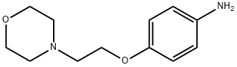 4-(2-モルホリノエトキシ)アニリン 化学構造式