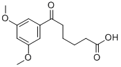 6-(3,5-DIMETHOXYPHENYL)-6-OXOHEXANOIC ACID 结构式