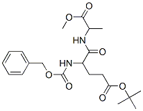 tert-Butyl 4-benzyloxycarbonylamino-N-(2-methoxy-1-methyl-2-oxoethyl)glutaramate Struktur