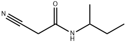 2-cyano-N-(1-methylpropyl)acetamide,52493-36-4,结构式