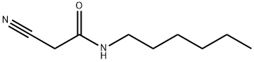 2-CYANO-N-HEXYLACETAMIDE Struktur