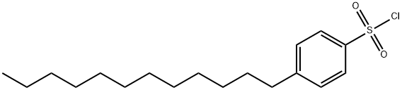 4-DODECYLBENZENESULFONYL CHLORIDE Structure