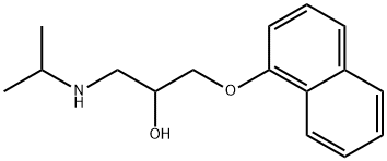 普萘洛尔,525-66-6,结构式