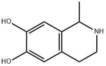 1-methyl-1,2,3,4-tetrahydroisoquinoline-6,7-diol Struktur