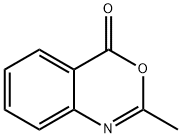 2-メチル-4H-3,1-ベンゾオキサジン-4-オン 化学構造式