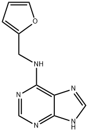 6-糠氨基嘌呤,525-79-1,结构式