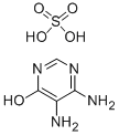 4,5-二氨基-6-羟基吡啶硫酸, 52502-66-6, 结构式