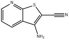3-氨基-噻吩并[2,3-B]吡啶-2-甲腈, 52505-47-2, 结构式