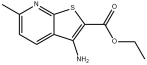 ethyl 3-amino-6-methylthieno[2,3-b]pyridine-2-carboxylate Structure
