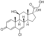 cloprednol Struktur